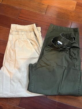 American Eagle Outfitters Olive Green and Tan Pants